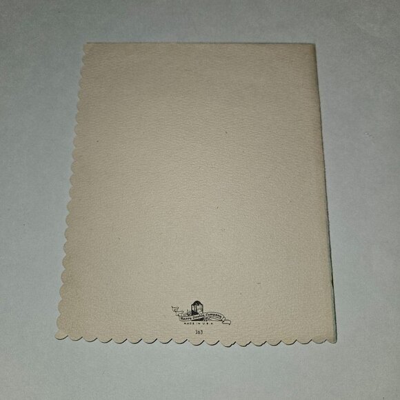 VTG Get Well Greeting Card Boy Mushroom Rain Animal Scalloped Edges Harry Doehla - Picture 5 of 7